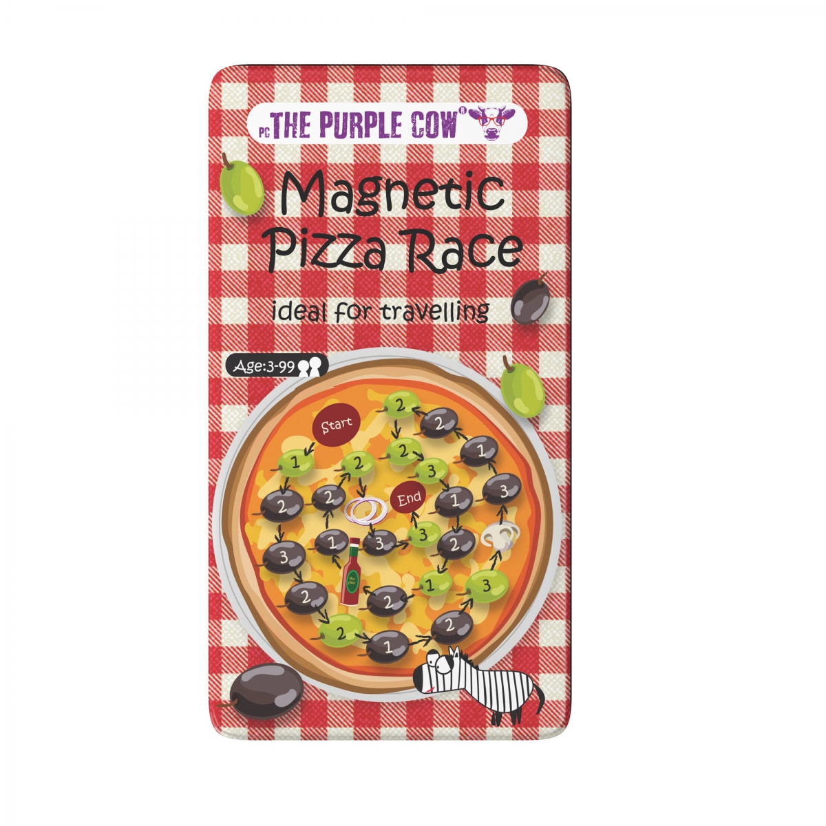Gra magnetyczna Pizza Race – The Purple Cow