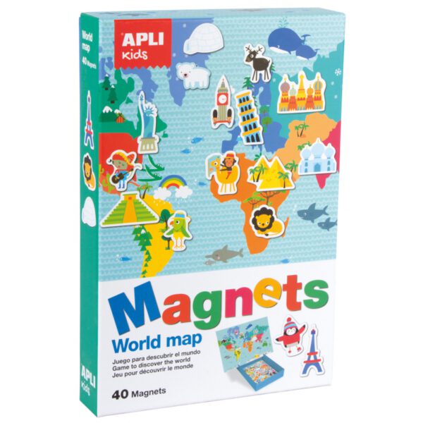 Magnetyczna układanka Mapa świata