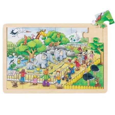 Puzzle “W zoo” 24 el. – GOKI