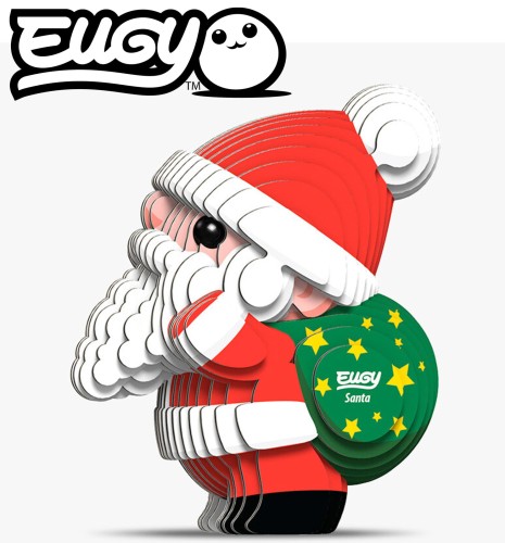 Święty Mikołaj. Eko Układanka 3D - Eugy