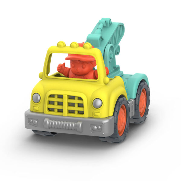 Ciężarówka-dźwig z kierowcą – Wonder Wheels B.Toys